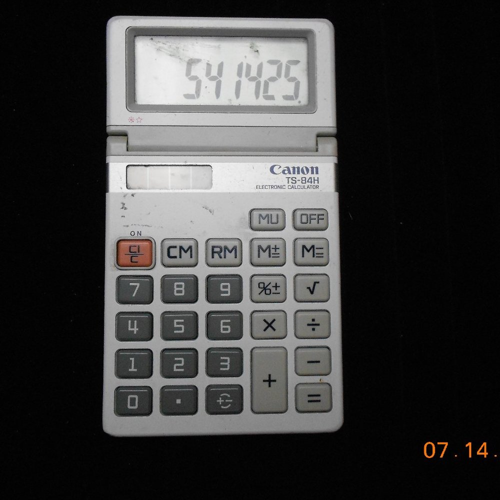 Vintage Canon TS-84 H calculator